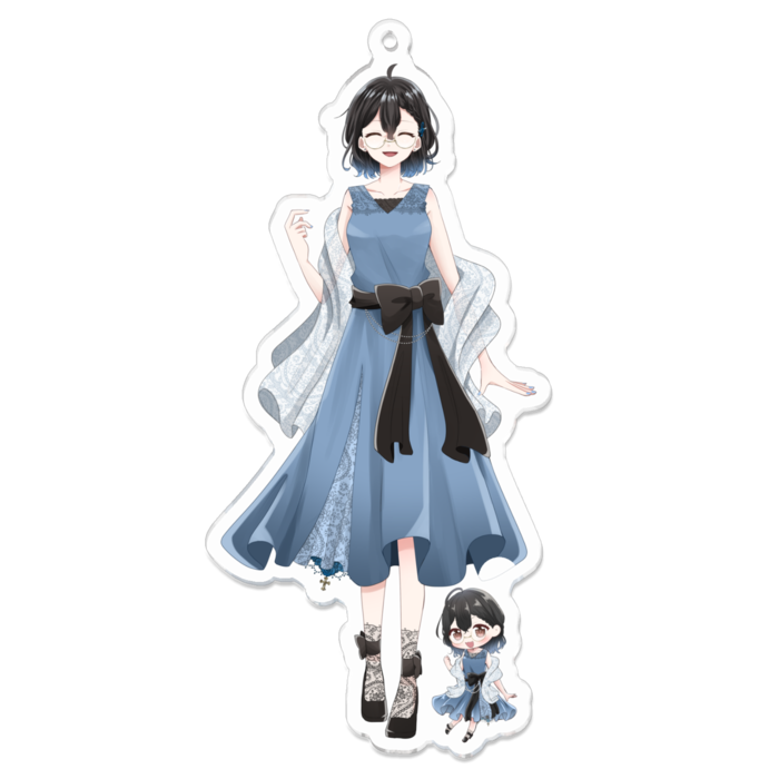 アクリルキーホルダー - 100 x 100 (mm)