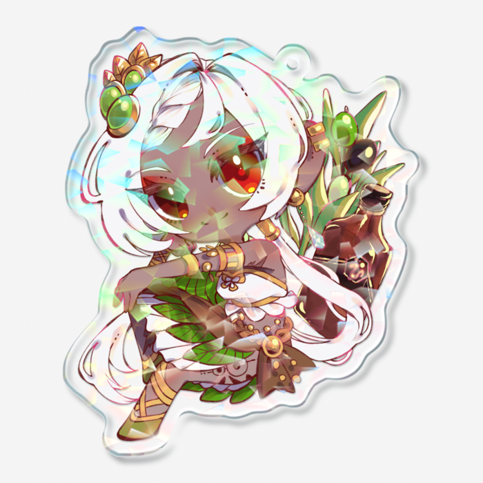 ホログラムアクリルキーホルダー - 70 × 70mm