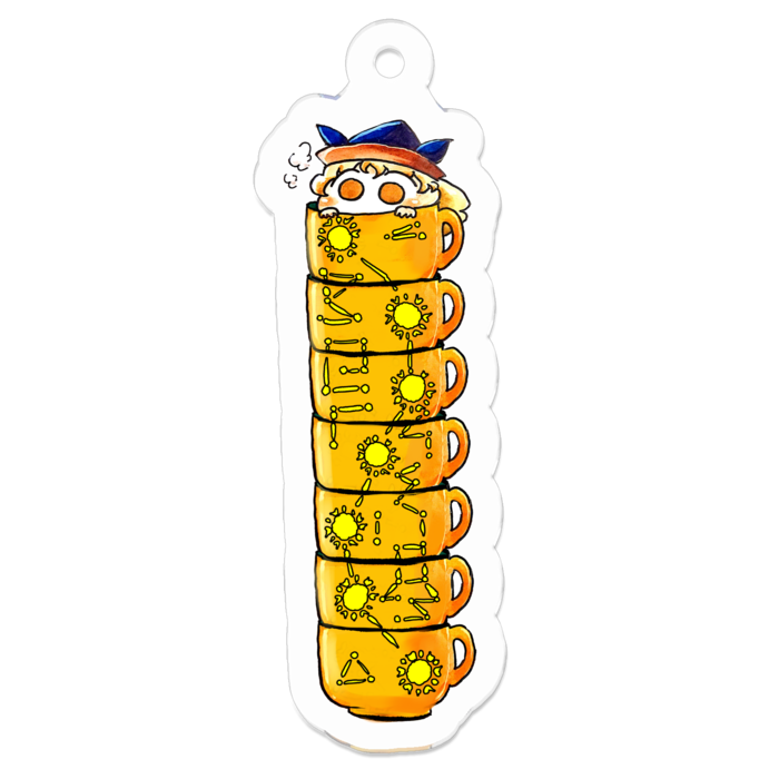 アクリルキーホルダー - 50 x 50 (mm)