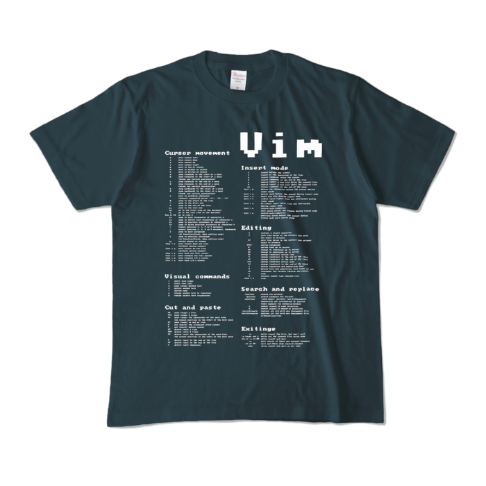 カラーTシャツ - M - デニム (濃色)