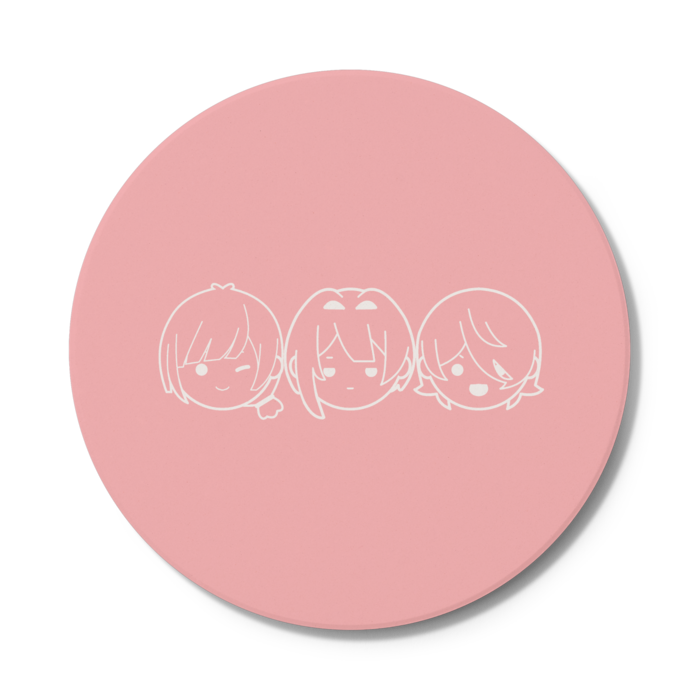03 コースター - 橘花るいカラー(桃)