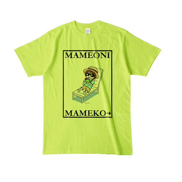 カラーTシャツ(淡色) - L - ライトグリーン