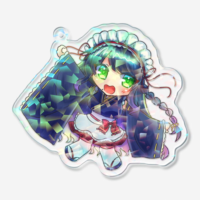 ホログラムアクリルキーホルダー - 70 × 70mm