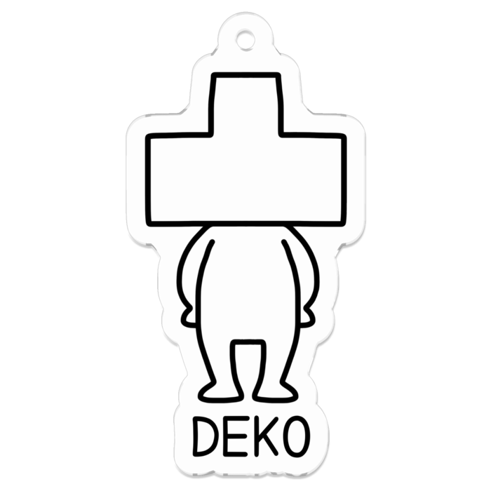 アクリルキーホルダー - 50 x 50 (mm)