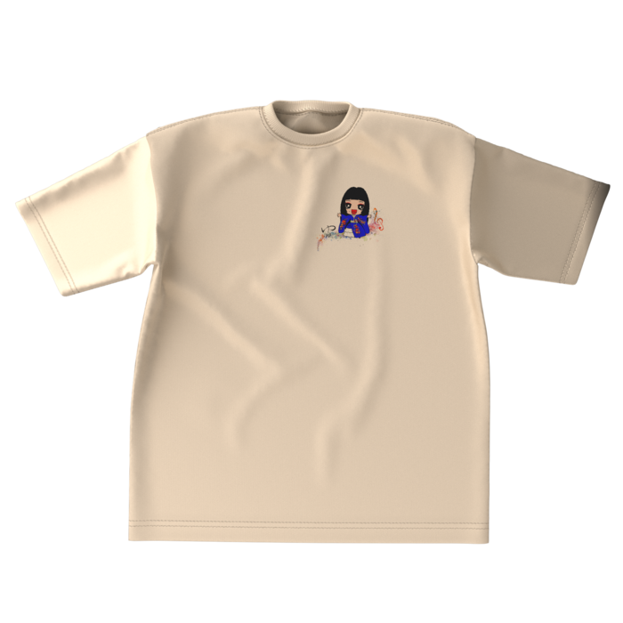 ちびゆう理 ビックシルエットTシャツ - XL - 正面