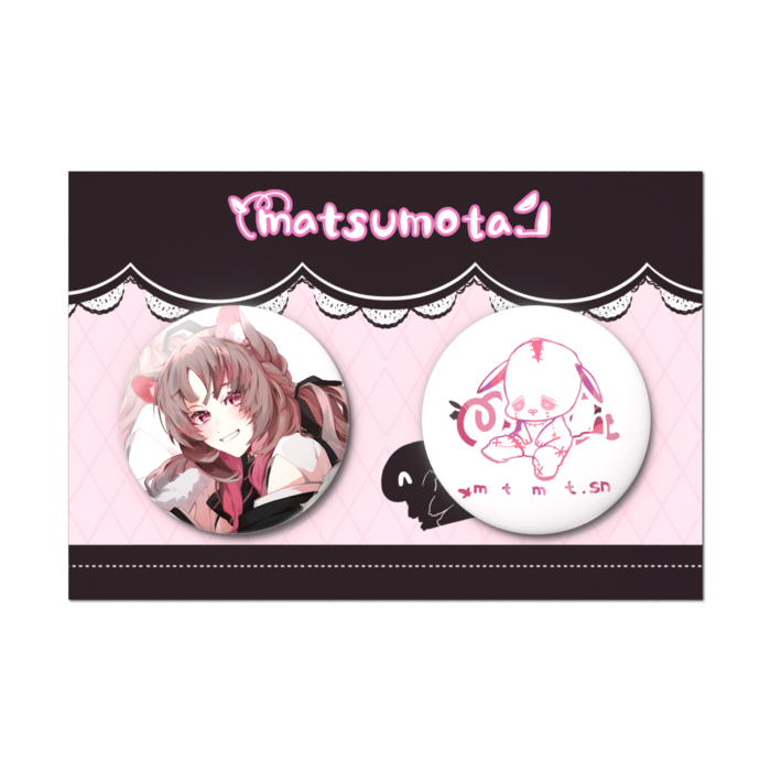 缶バッジセット - 2個セット