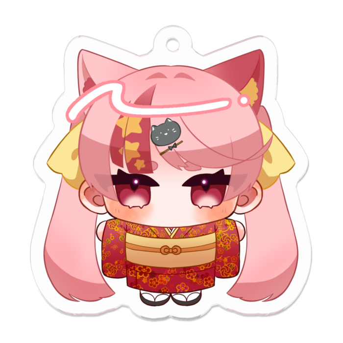 アクリルキーホルダー - 50 x 50 (mm)