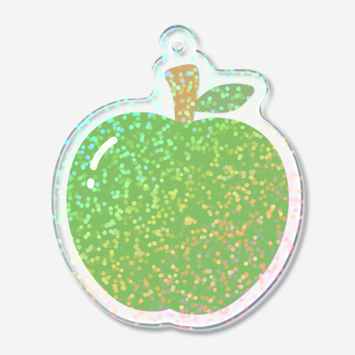 ホログラムアクリルキーホルダー - 50 × 50mm