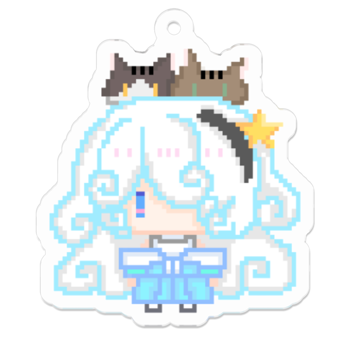 アクリルキーホルダー - 50 x 50 (mm)