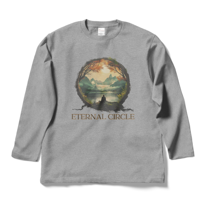 ロングスリーブTシャツ - L - 杢グレー