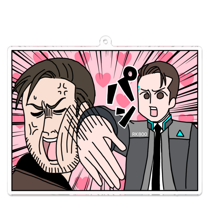 アクリルキーホルダー - 100 x 100 (mm)