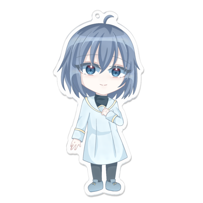 天稚燐灰アクリルキーホルダー - 100 x 100 (mm)