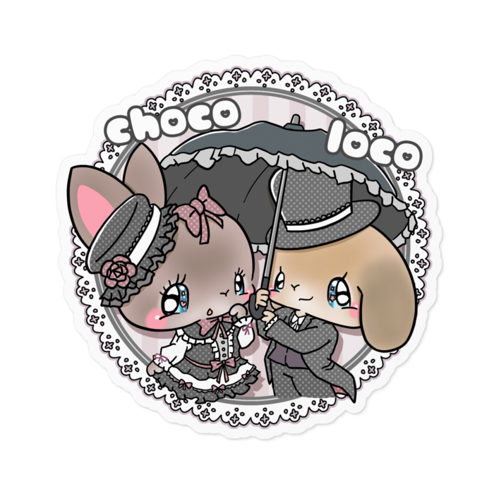 ステッカー - 100 x 100 (mm)