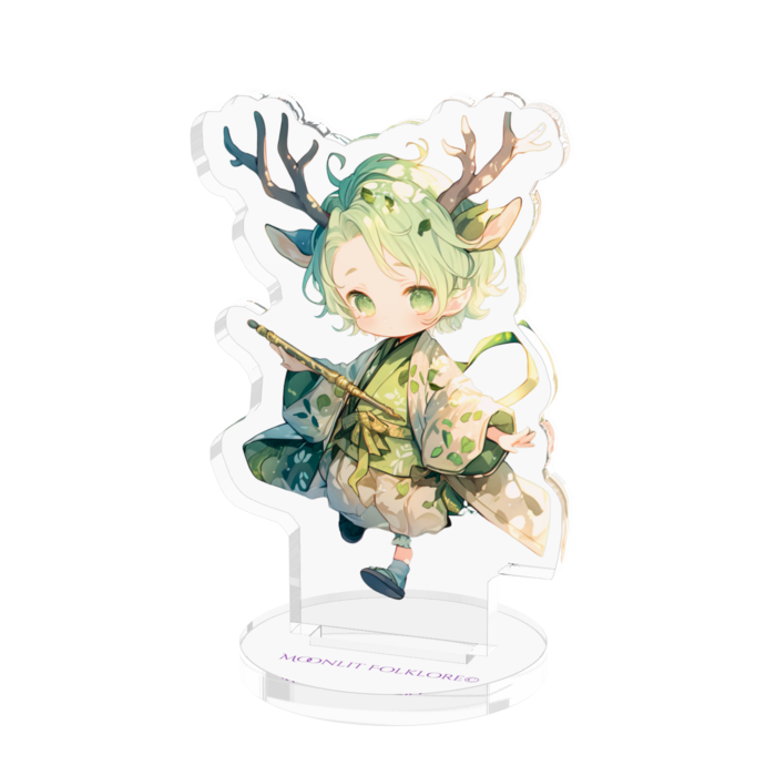 若葉①　アクリルフィギュア - 50x50mm