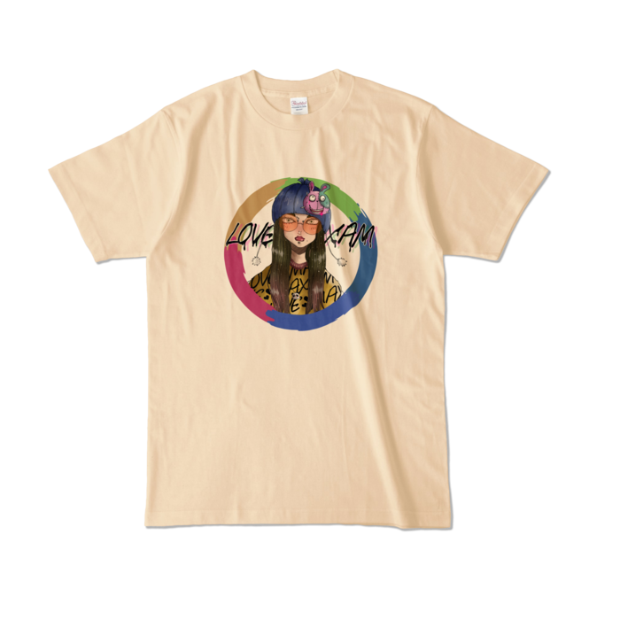 カラーTシャツ - L - ナチュラル (淡色)