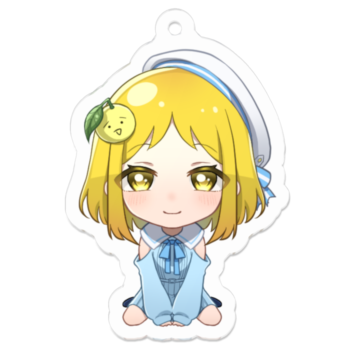 アクリルキーホルダー（コーティング） - 50 x 50 (mm)