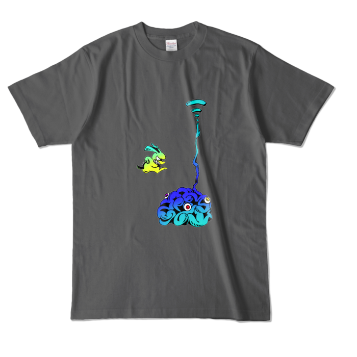 カラーTシャツ - L - チャコール (濃色)