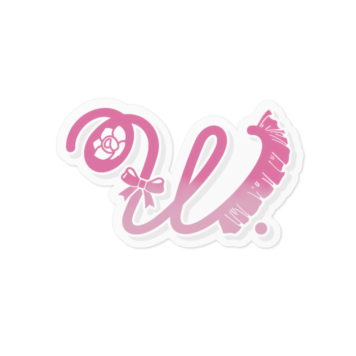 ステッカー - イニシャルロゴ 茉如和華