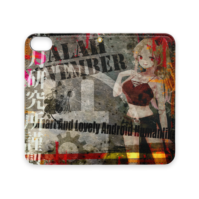 手帳型iPhoneケース（ベルトなし） - iPhone 8 / 7 - ストラップ穴 あり