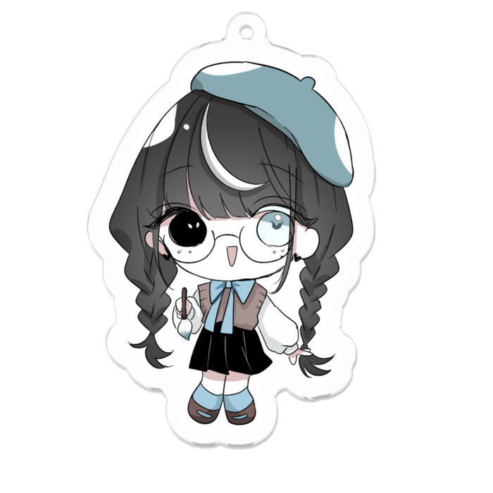 アクリルキーホルダー - 70 x 70 (mm)