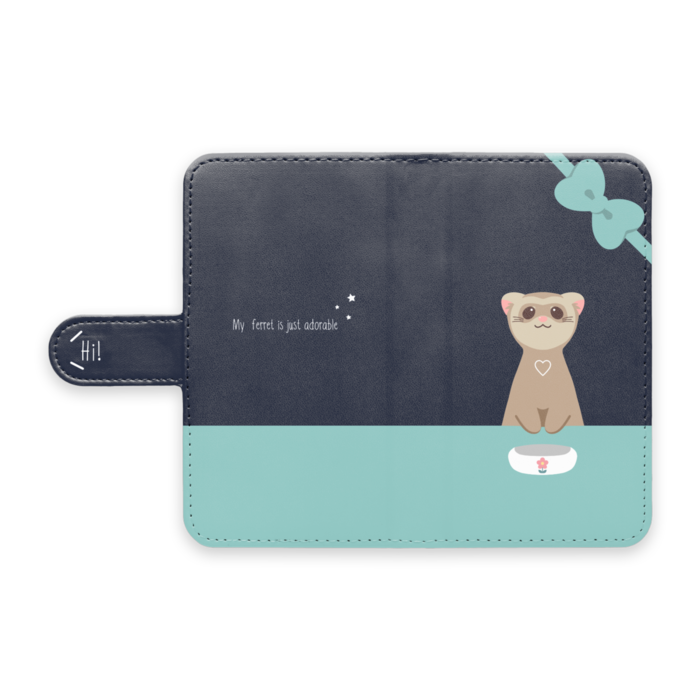 手帳型Androidケース - S - ストラップ穴 なし