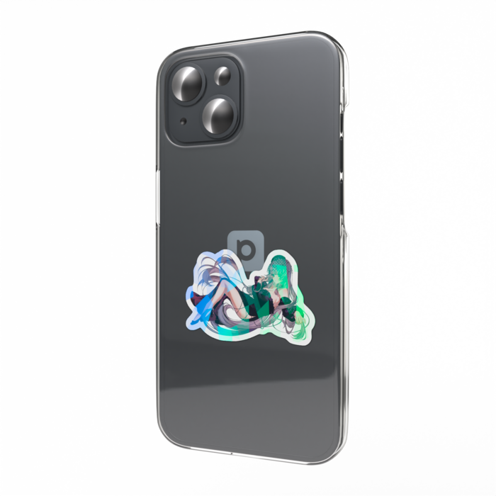 ホログラムスマホステッカー - 縦