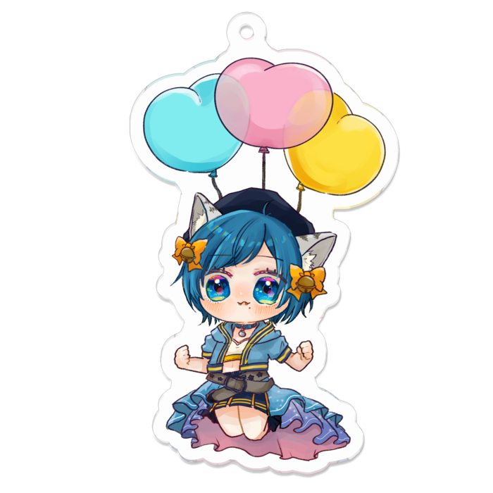 アクリルキーホルダー - 70 x 70 (mm)