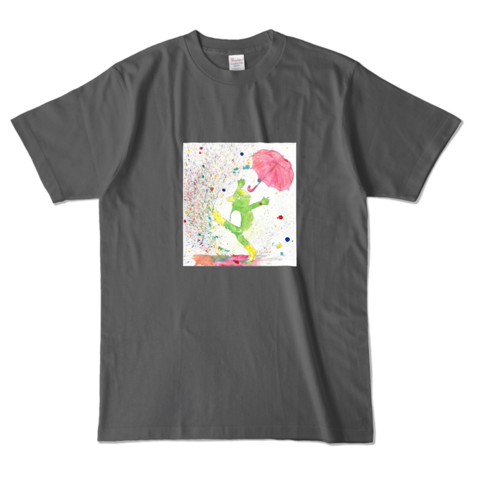カラーTシャツ - L - チャコール (濃色)
