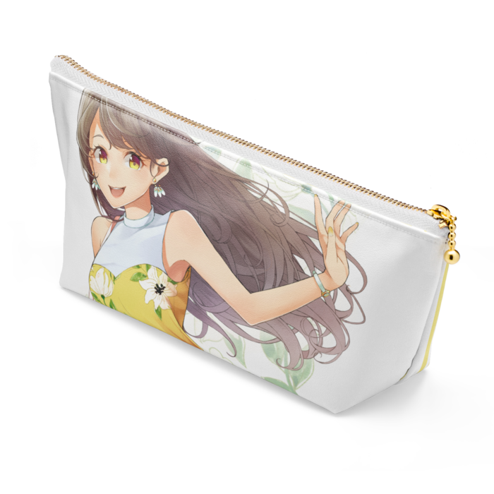ポーチ - 長さ21.5cm / 高さ10cm - ホワイト