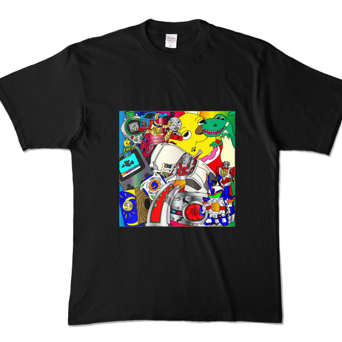 カラーTシャツ - XL - ブラック (濃色)