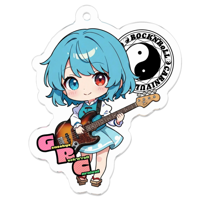 アクリルキーホルダー - 50 x 50 (mm)