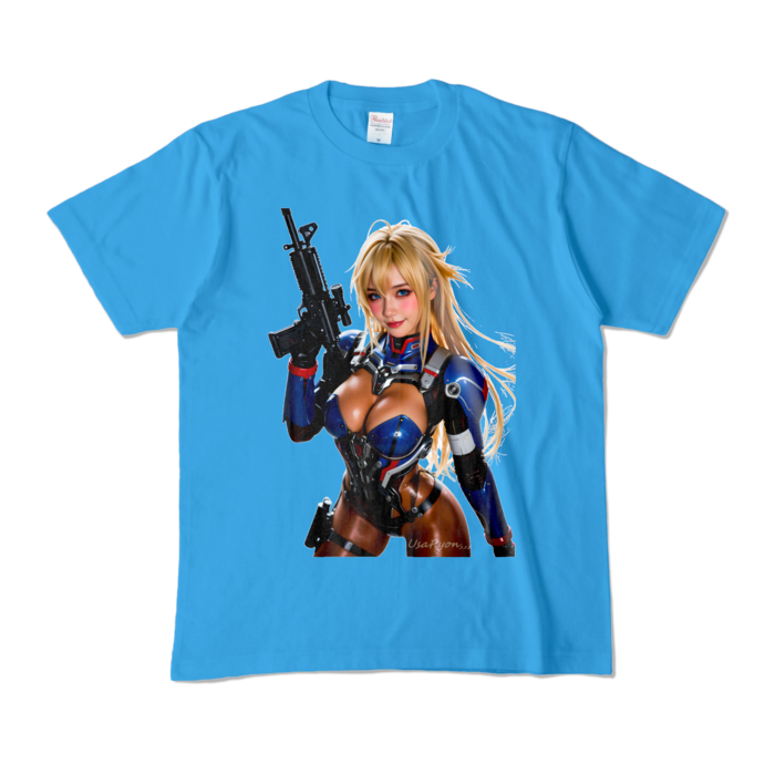 カラーTシャツ - M - ターコイズ （濃色）