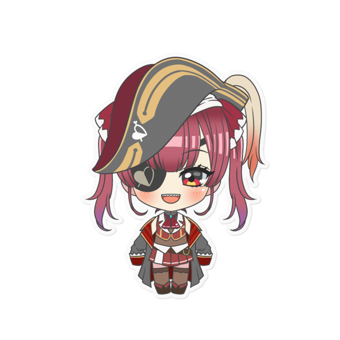 ステッカー - 160 x 160 (mm)ホワイト