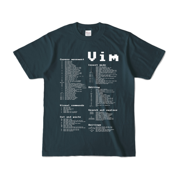 カラーTシャツ - S - デニム (濃色)