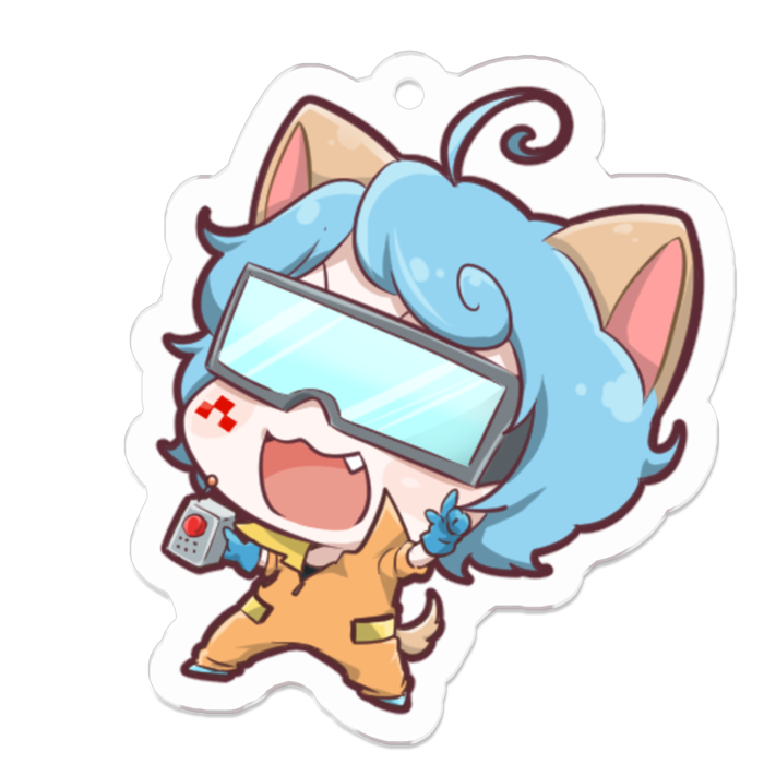 アクリルキーホルダー - 50 x 50 (mm)