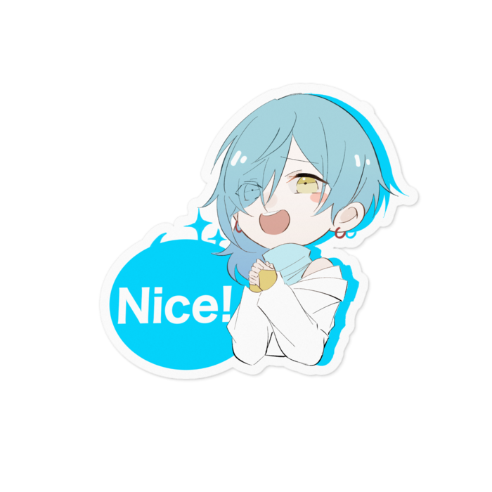 Niceステッカー - 100 x 100 (mm)