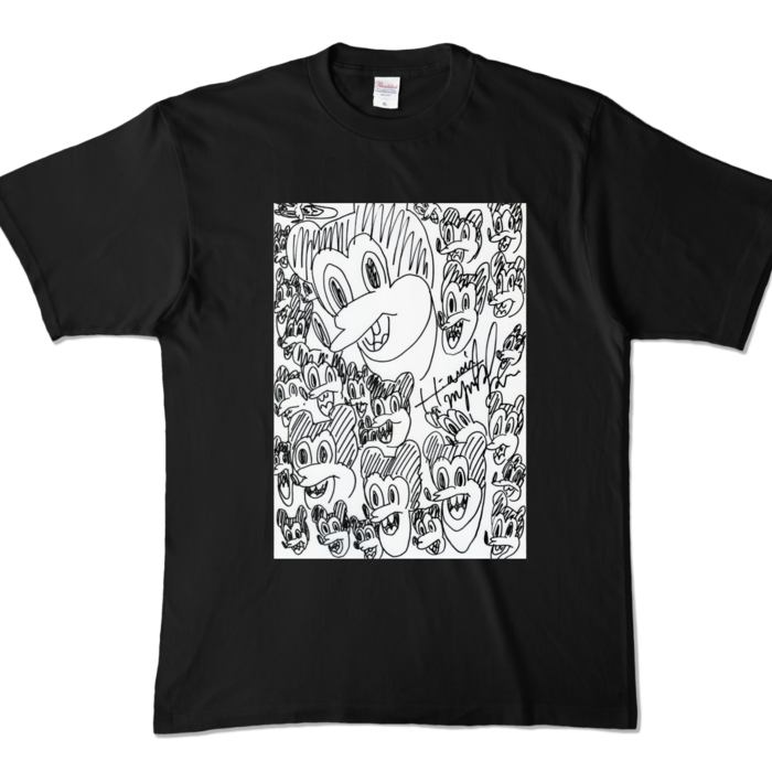 カラーTシャツ - XL - ブラック (濃色)