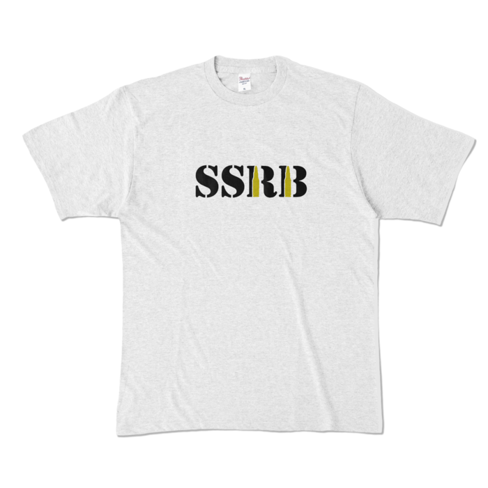 SSRBデザインTシャツ - XL - アッシュ (淡色)