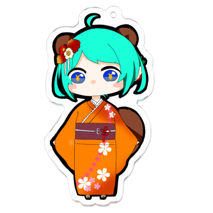 アクリルキーホルダー - 70 x 70 (mm)