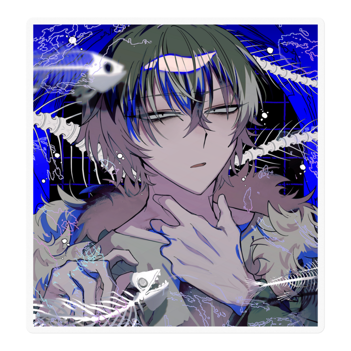 ステッカー - 100 x 100 (mm)