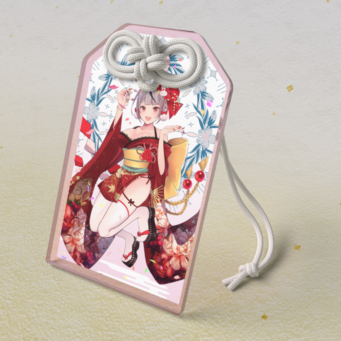 アクリルお守り - 50 × 80mm