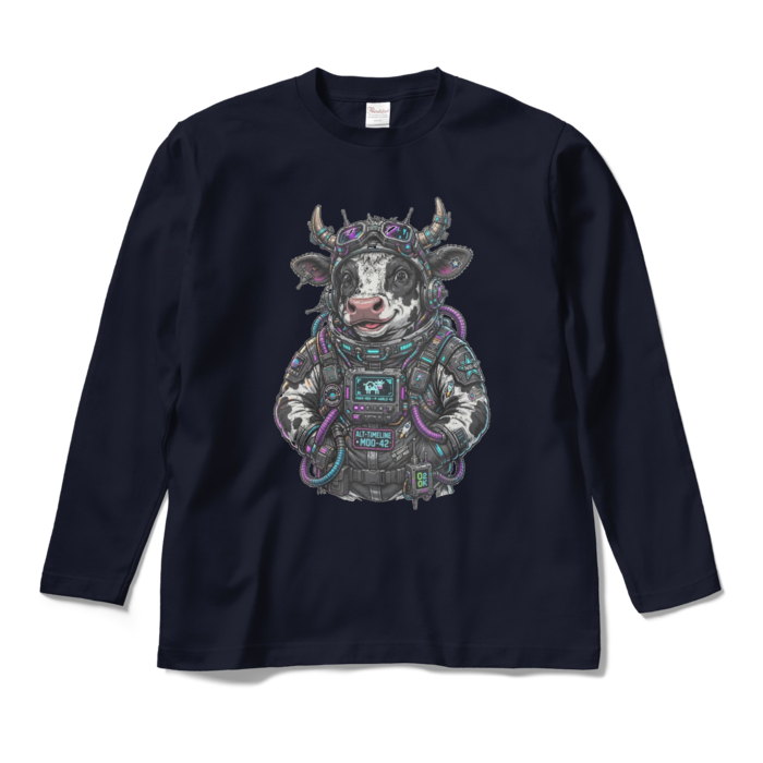 ロングスリーブTシャツ - M - ネイビー