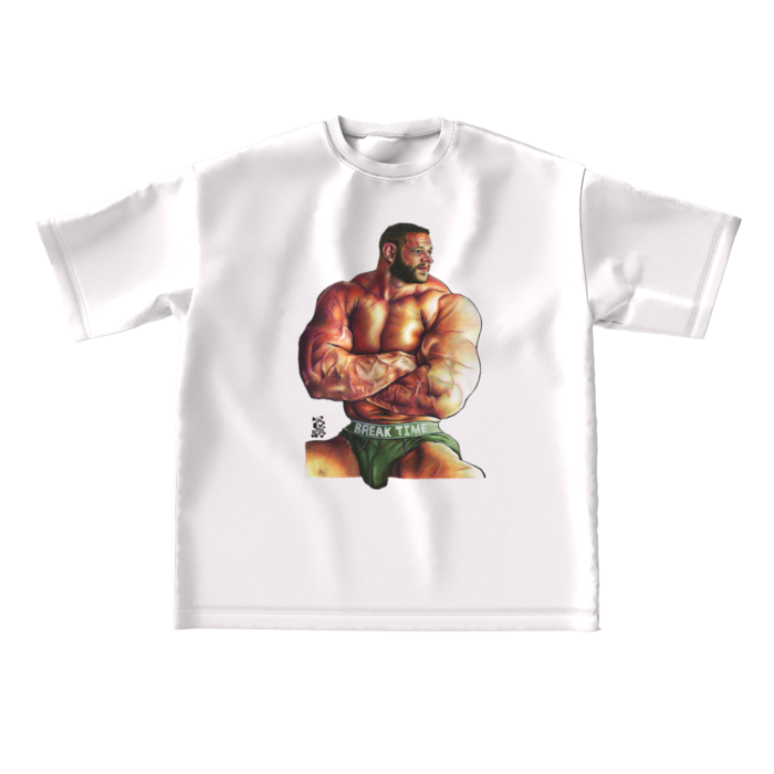 ビッグシルエットTシャツ - L - 両面