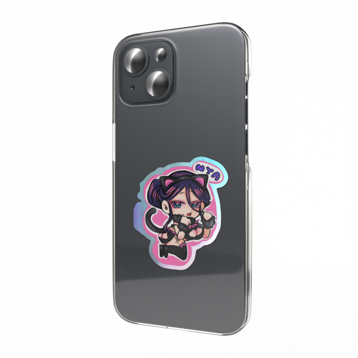 オーロラスマホステッカー - 縦