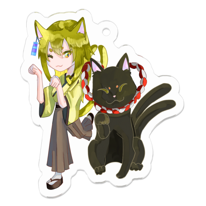 アクリルキーホルダー - 50 x 50 (mm)