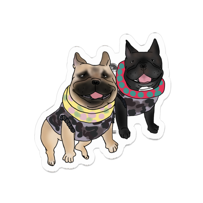 アクリルバッジ - 50 x 50 (mm)