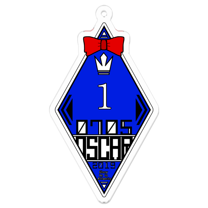 アクリルキーホルダー（コーティング） - 70 x 70 (mm)