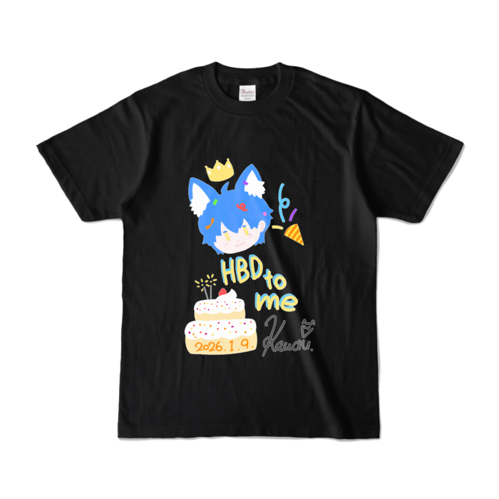 カラーTシャツ - S - ブラック (濃色)