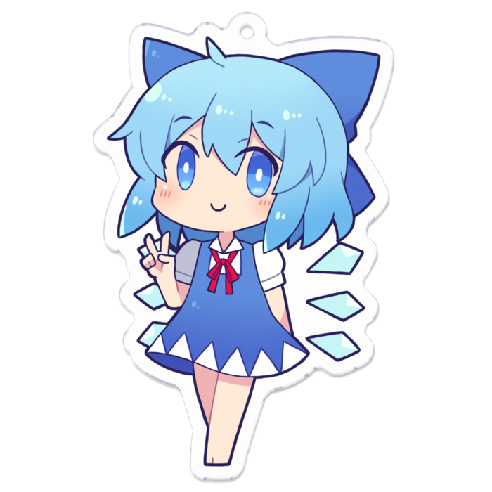 アクリルキーホルダー - 70 x 70 (mm)