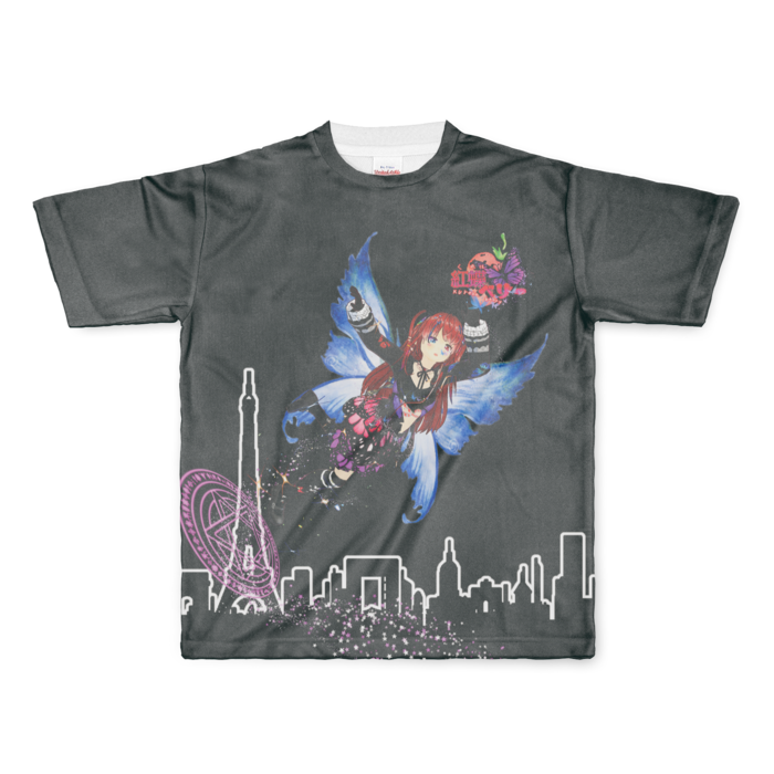 フルグラフィックTシャツ - L - 正面印刷のみ